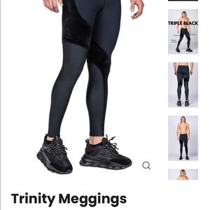 New/Never Worn Black & Velvet Kapow Meggings